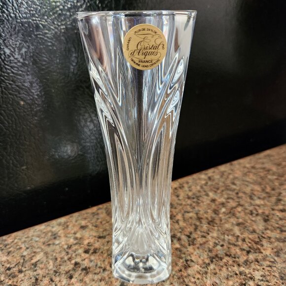 Cristal D'Arques 6.75" Lead Crystal Bud Vase France - Picture 1 of 4